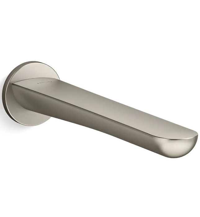 Vòi xả bồn tắm gắn tường màu đen Kallista P34129-00-BL