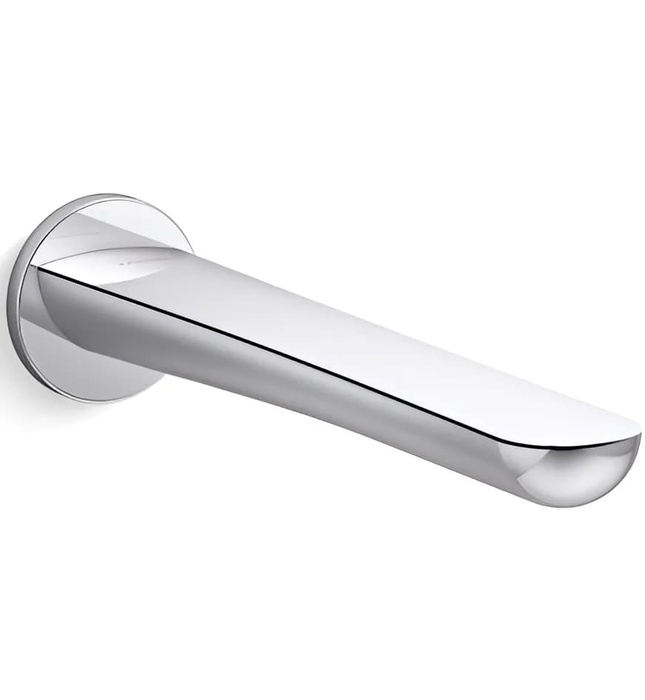 Vòi xả bồn tắm gắn tường màu đen Kallista P34129-00-BL