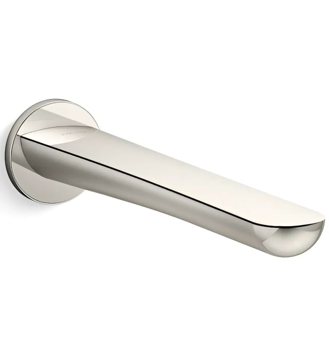 Vòi xả bồn tắm gắn tường màu đen Kallista P34129-00-BL