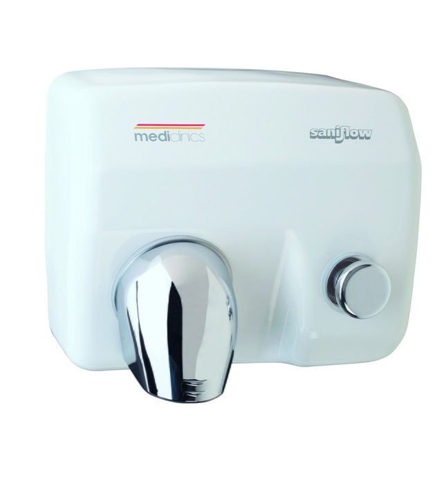 Máy sấy tay siêu tốc nút nhấn Saniflow Mediclinics E85
