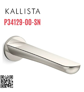 Đầu xả bồn tắm gắn tường Nickel Kallista P34129-00-SN