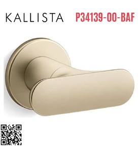 Móc treo tường đơn màu vàng Kallista P34139-00-BAF