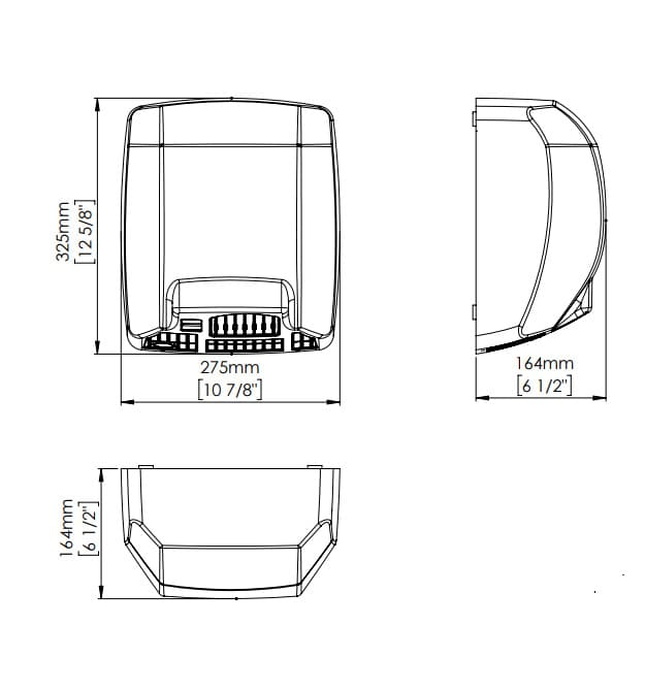 Máy sấy tay siêu tốc cảm biến Saniflow Mediclinics M02ACS