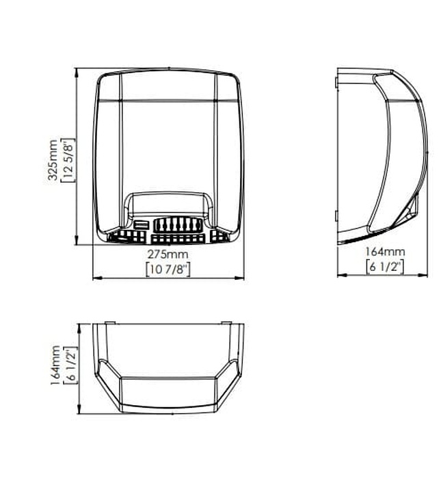 Máy sấy tay siêu tốc cảm biến Mediflow Mediclinics M03AB