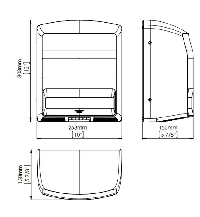 Máy sấy tay siêu tốc nút nhấn Junior Plus Mediclinics M88PLUS