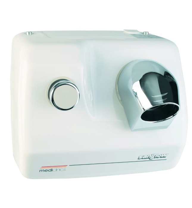 Máy sấy tóc treo tường có nút nhấn Saniflow Mediclinics SC0088H