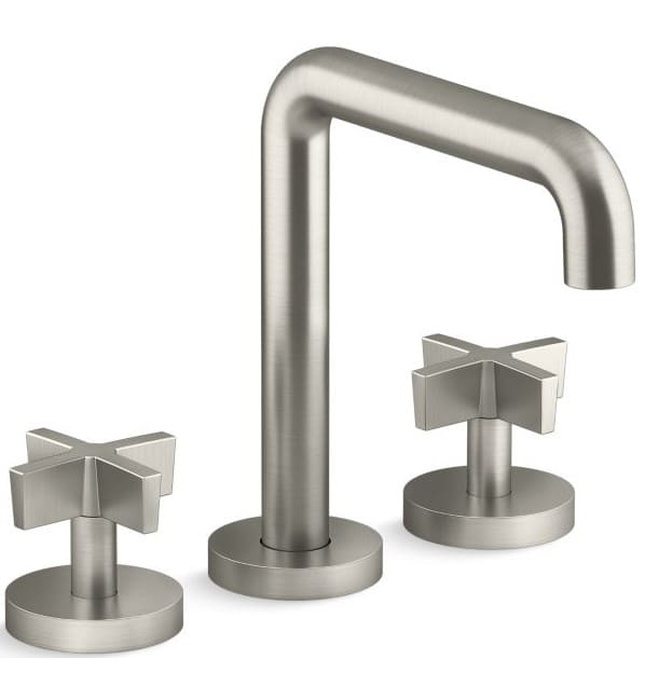 Vòi bồn tắm thân cao nóng lạnh Nickel Kallista P21802-CR-BN