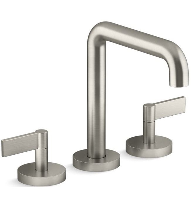 Vòi bồn tắm thân cao nóng lạnh Nickel Kallista P21802-LV-BN