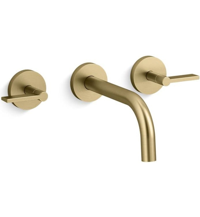 Vòi chậu rửa mặt 3 chân âm tường Chrome Kallista P21803-LV-CP