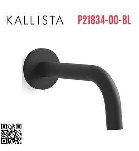 Đầu xả bồn tắm gắn tường màu đen Kallista P21834-00-BL