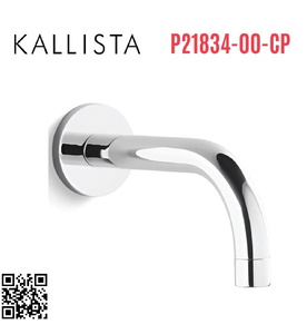 Đầu xả bồn tắm gắn tường Chrome Kallista P21834-00-CP