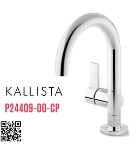 Vòi chậu rửa mặt nóng lạnh 1 chân Chrome Kallista P24409-00-CP