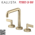 Vòi bồn tắm thân cao nóng lạnh vàng Kallista P21802-LV-BAF