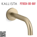 Vòi xả bồn tắm gắn tường vàng Kallista P21834-00-BAF
