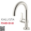 Vòi rửa mặt nóng lạnh 1 chân màu Nickel Kallista P24409-00-AD