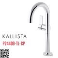 Vòi chậu rửa mặt nóng lạnh thân cao Chrome Kallista P24409-TL-CP