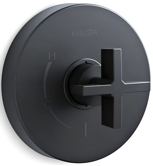 Mặt nạ điều khiển đơn sen tắm âm tường Chrome Kallista P24415-CR-CP