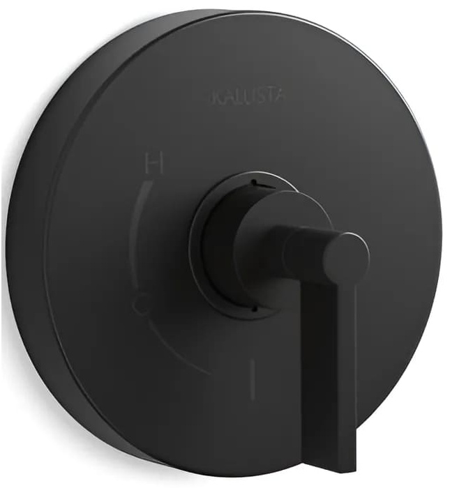 Mặt nạ điều khiển đơn sen tắm âm tường Nickel Kallista P24415-LV-SN