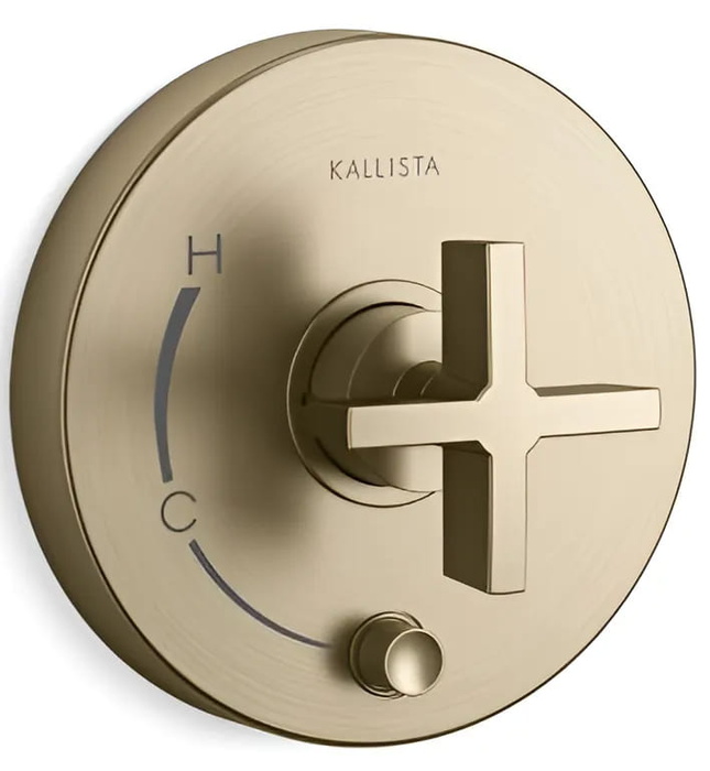 Mặt nạ điều khiển đơn và chuyển hướng Nickel Kallista P24416-CR-BN