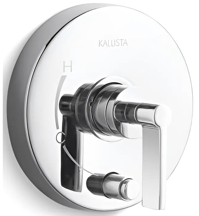 Mặt nạ điều khiển đơn và chuyển hướng Chrome Kallista P24416-LV-CP
