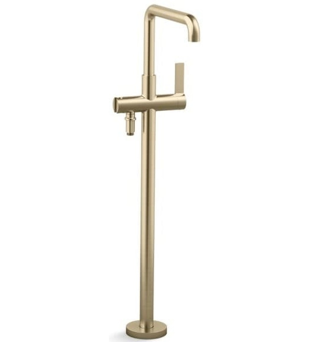 Vòi bồn tắm gắn sàn 1 lỗ nóng lạnh Nickel Kallista P24418-00-BN