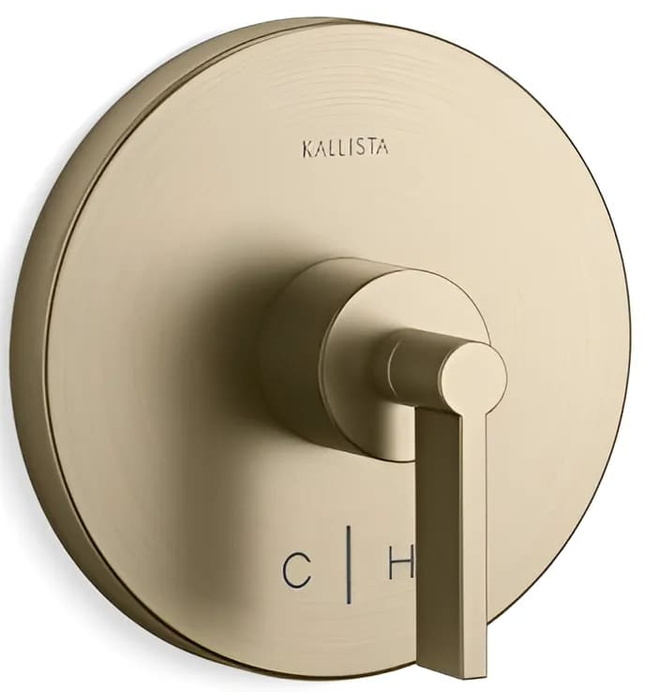Mặt nạ điều chỉnh nhiệt độ sen tắm Chrome Kallista P24421-LV-CP
