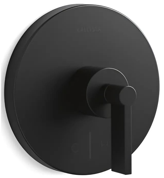 Mặt nạ điều chỉnh nhiệt độ sen tắm Nickel Kallista P24421-LV-BN