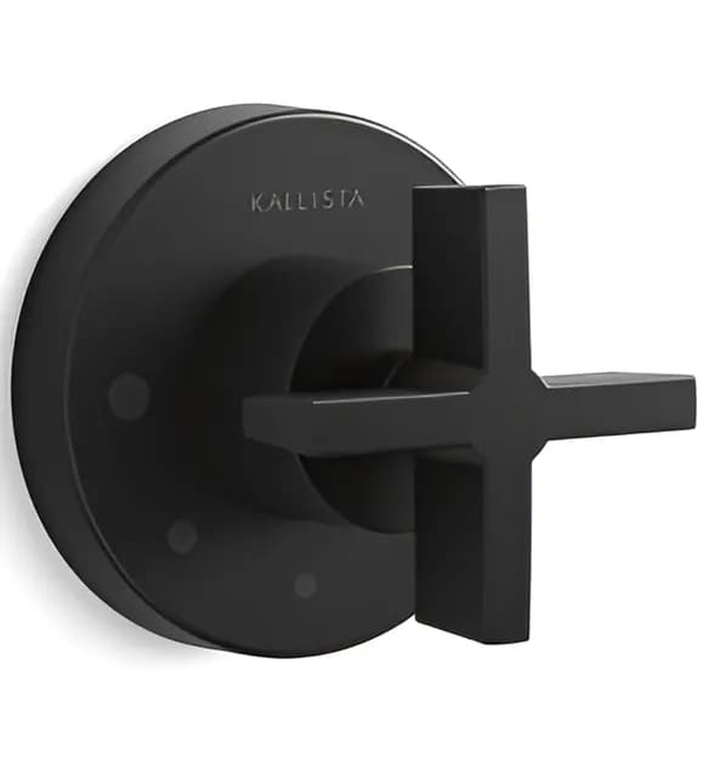 Mặt nạ điều khiển âm lượng sen tắm Nickel Kallista P24423-CR-SN