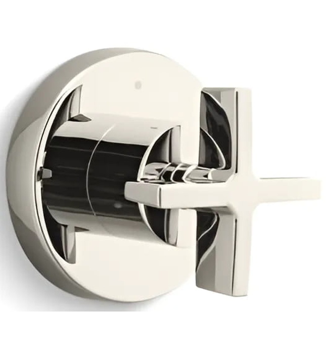 Mặt nạ chuyển đổi hướng dòng nước sen tắm xanh đen Kallista P24483-CR-GN