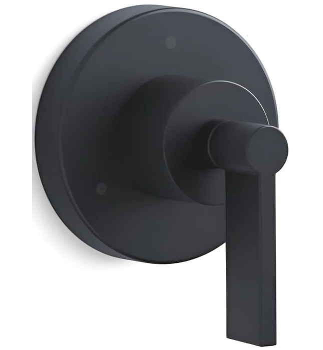 Mặt nạ chuyển đổi hướng dòng nước sen tắm đen Kallista P24483-LV-BL