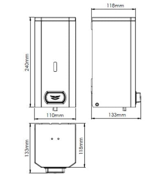 Hộp đựng xà phòng treo tường Mediclinics DJ0031C