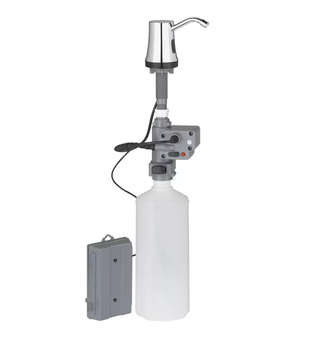 Hộp đựng xà phòng gắn trên mặt bàn tự động Mediclinics DJ0252AC