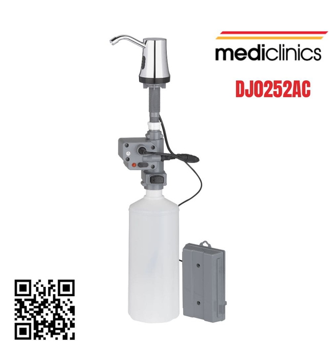 Hộp đựng xà phòng gắn trên mặt bàn tự động Mediclinics DJ0252AC