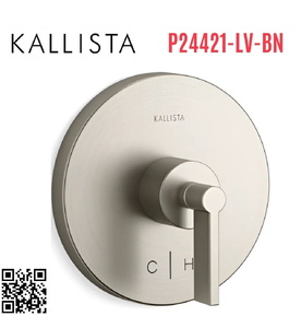 Van điều chỉnh nhiệt độ Nickel Kallista P24421-LV-BN