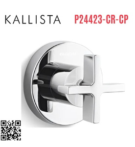 Mặt nạ điều khiển âm lượng sen tắm Chrome Kallista P24423-CR-CP