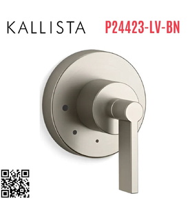 Van điều khiển âm lượng Nickel Kallista P24423-LV-BN