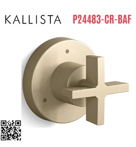 Van chuyển đổi hướng dòng nước vàng Kallista P24483-CR-BAF