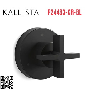 Van chuyển đổi hướng dòng nước đen Kallista P24483-CR-BL