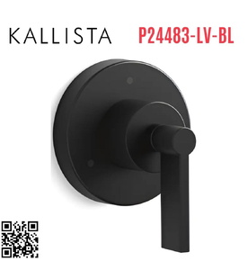 Van chuyển đổi hướng dòng nước đen Kallista P24483-LV-BL