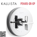 Mặt nạ điều khiển đơn sen tắm âm tường Chrome Kallista P24415-CR-CP