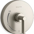 Mặt nạ điều khiển đơn sen tắm âm tường Nickel Kallista P24415-LV-SN