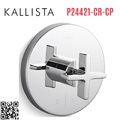 Mặt nạ điều chỉnh nhiệt độ sen tắm Chrome Kallista P24421-CR-CP