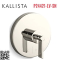 Mặt nạ điều chỉnh nhiệt độ sen tắm Nickel Kallista P24421-LV-SN