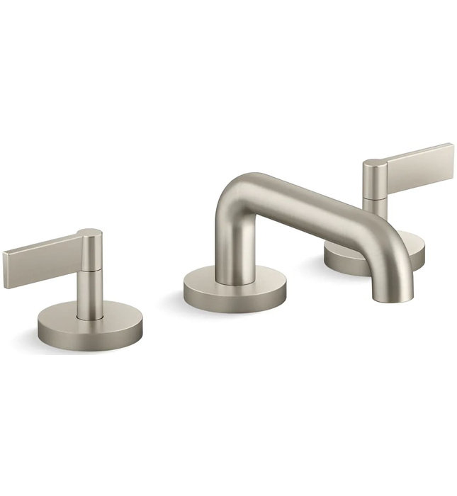 Vòi chậu rửa mặt 3 chân cổ thấp Nickel Kallista P24491-LV-BN