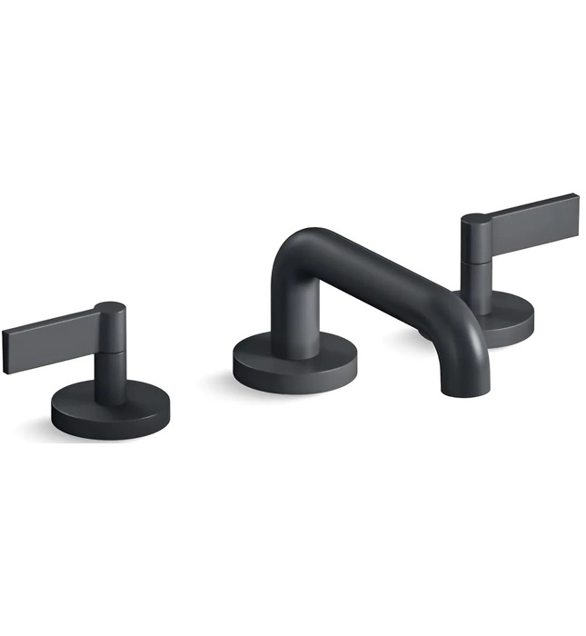 Vòi chậu rửa mặt 3 chân cổ thấp Chrome Kallista P24491-LV-CP