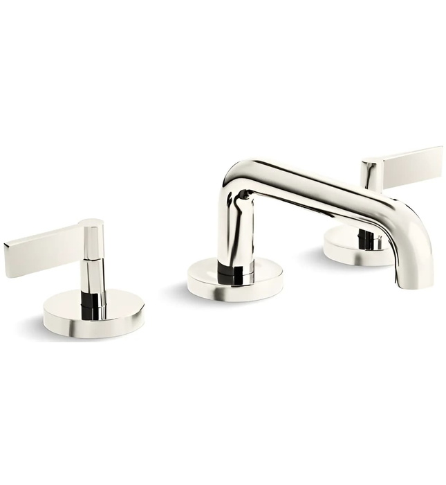 Vòi chậu rửa mặt 3 chân cổ thấp Nickel Kallista P24491-LV-BN