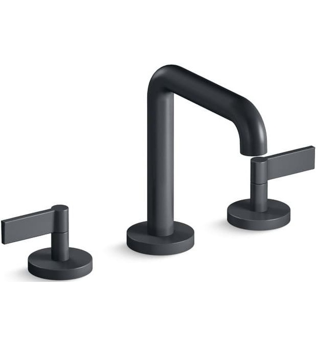 Vòi chậu rửa mặt 3 chân thân cao Nickel Kallista P24492-LV-BN