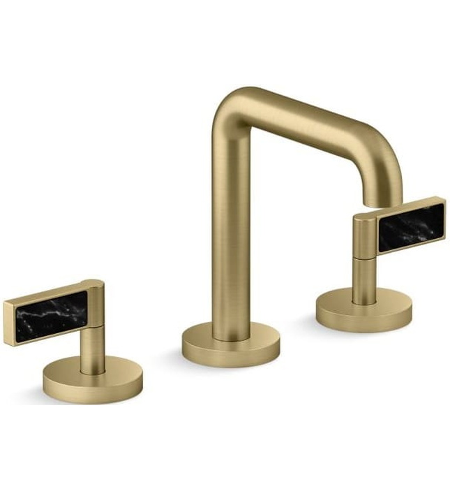 Vòi chậu rửa mặt 3 chân thân cao Nickel Kallista P24492-NM-BN