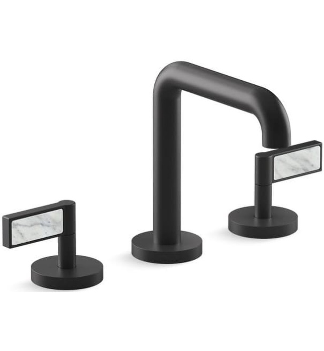 Vòi chậu rửa mặt 3 chân thân cao Nickel Kallista P24492-WC-BN