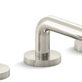 Vòi chậu rửa mặt 3 chân cổ thấp Nickel Kallista P24491-NM-BN